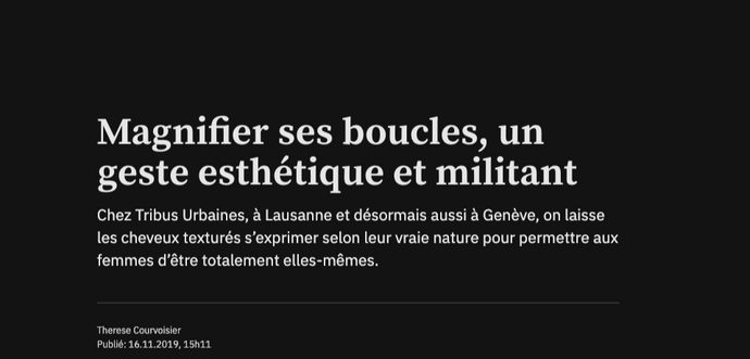 Magnifier ses boucles, un geste esthétique et militant